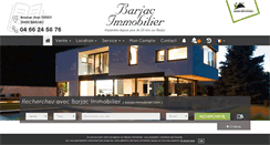 Desktop Screenshot of barjacimmobilier.com